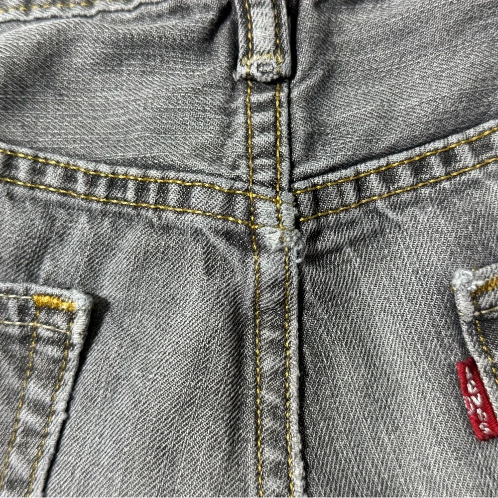 Levis 527 Jeans Mens 33x28‎ Gray Regular Bootcut Mid Rise